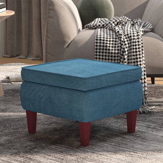 Tabouret Pouf Bleu