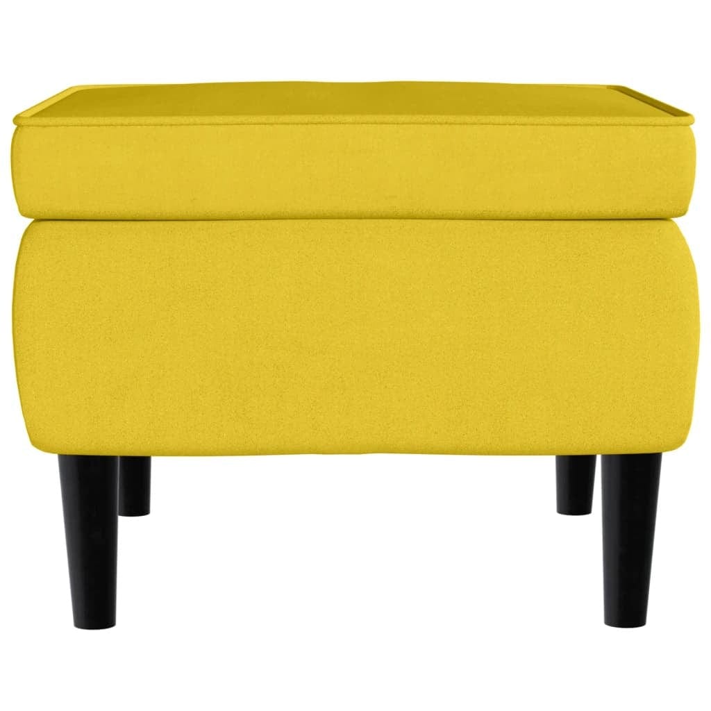 Tabouret Pouf Jaune