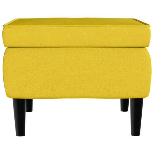 Tabouret Pouf Jaune