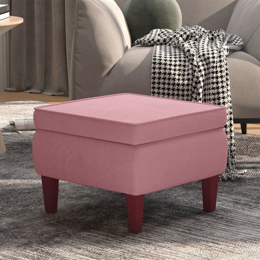 Tabouret Pouf Rose