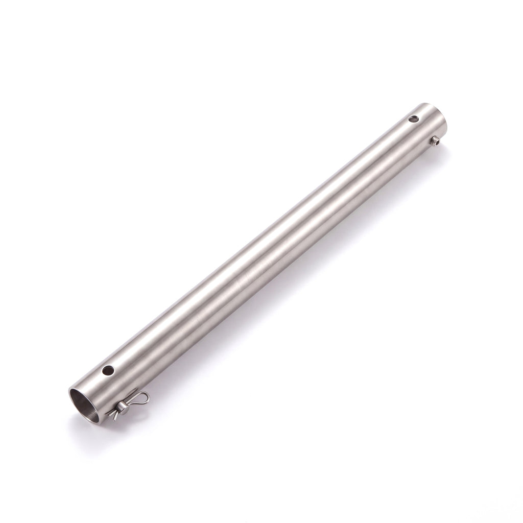 Tige de suspension pour ventilateur de plafond, finition argenté