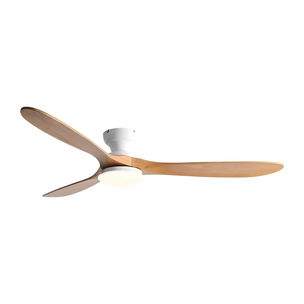 Ventilateur de Plafond avec moteur DC 106 cm (pièces 12m²-18m²) / Blanc / Avec éclairage LED