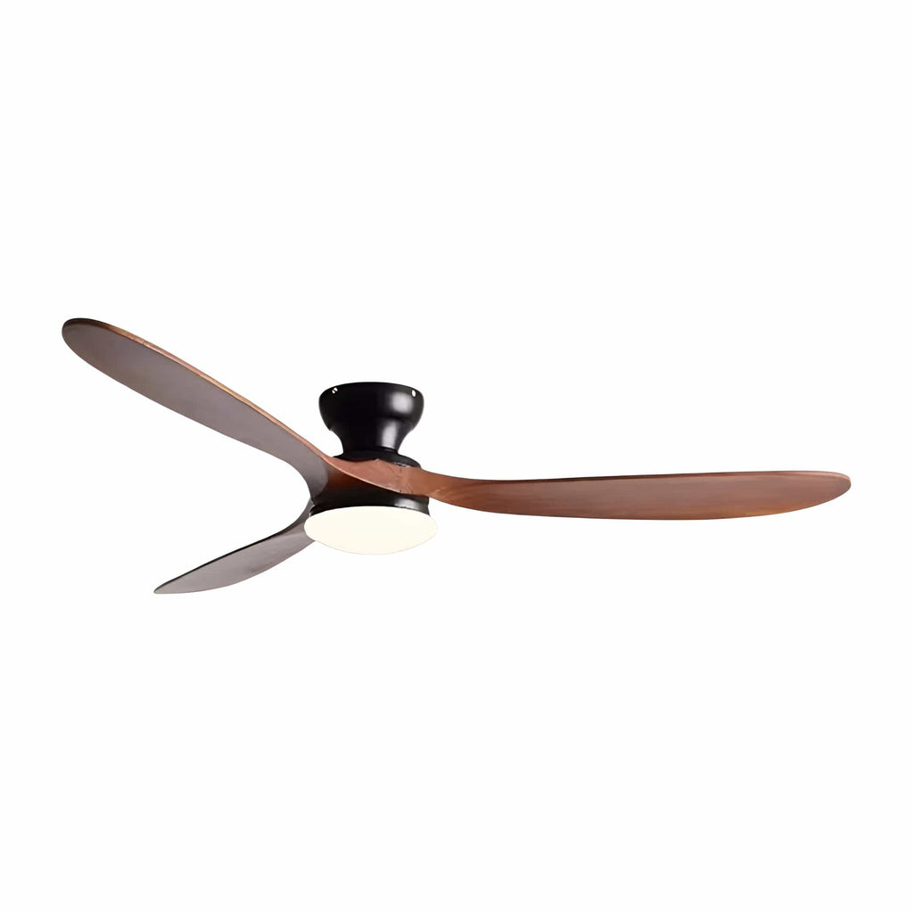Ventilateur de Plafond avec moteur DC 106 cm (pièces 12m²-18m²) / Noir / Avec éclairage LED