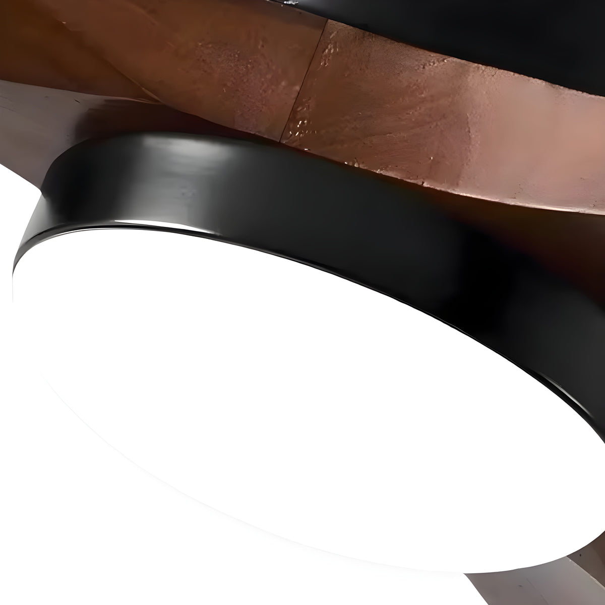 Ventilateur de Plafond en Bois avec LED Intégrée