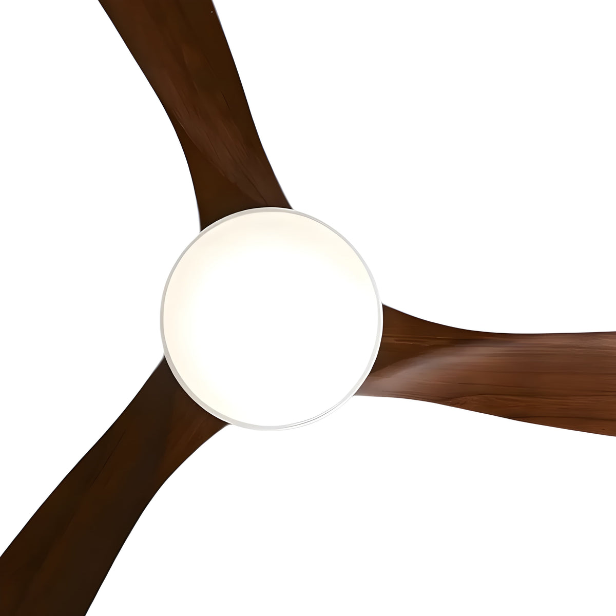Ventilateur de Plafond en Bois avec LED Intégrée