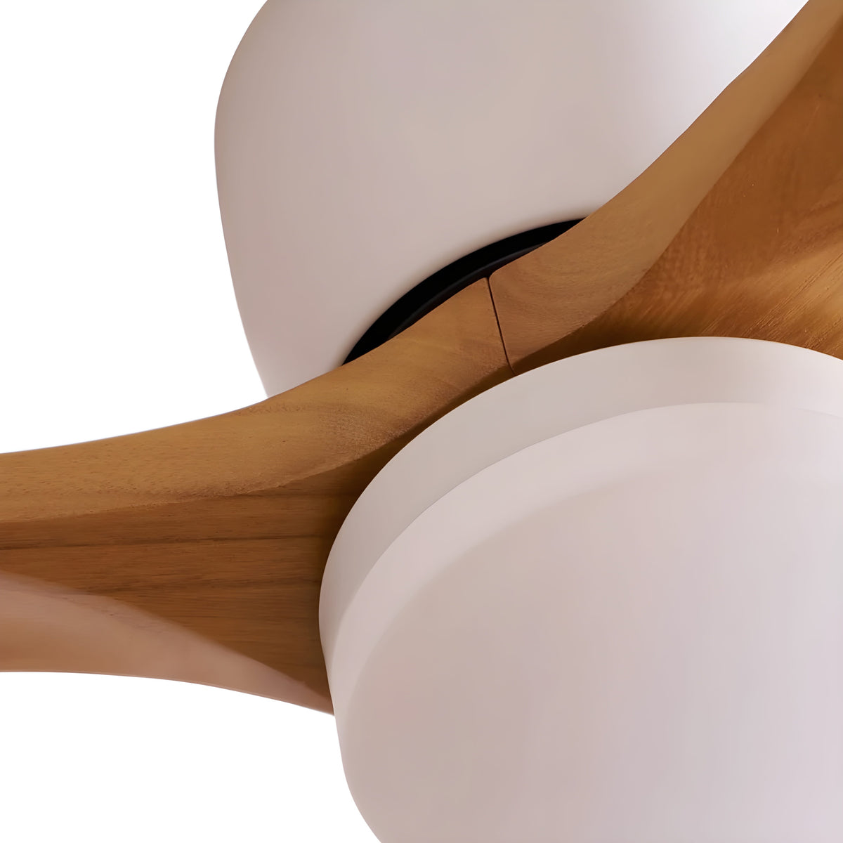 Ventilateur de Plafond en Bois avec LED Intégrée