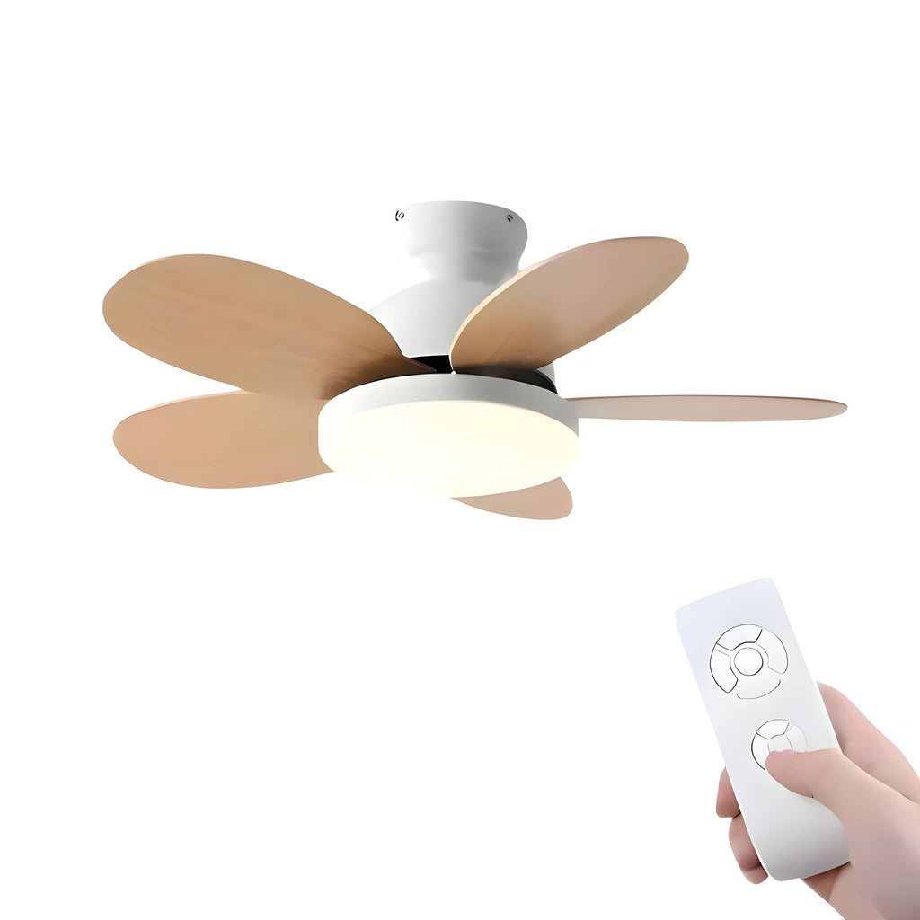 Ventilateur de Plafond Moderne avec LED Intégrée et Télécommande