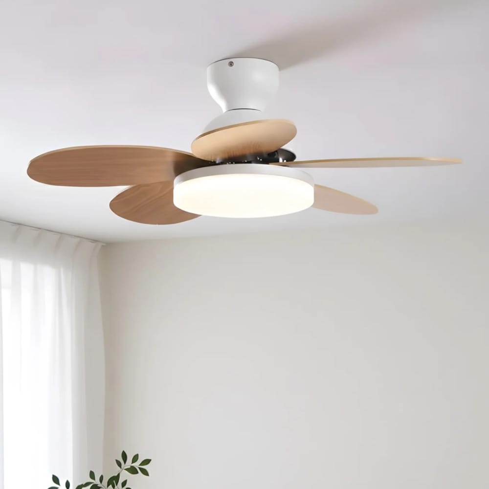 Ventilateur de Plafond Moderne avec LED Intégrée et Télécommande