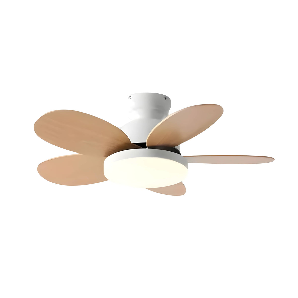 Ventilateur de Plafond Moderne avec LED Intégrée et Télécommande Blanc / 92 cm (pièces 10m²-15m²)
