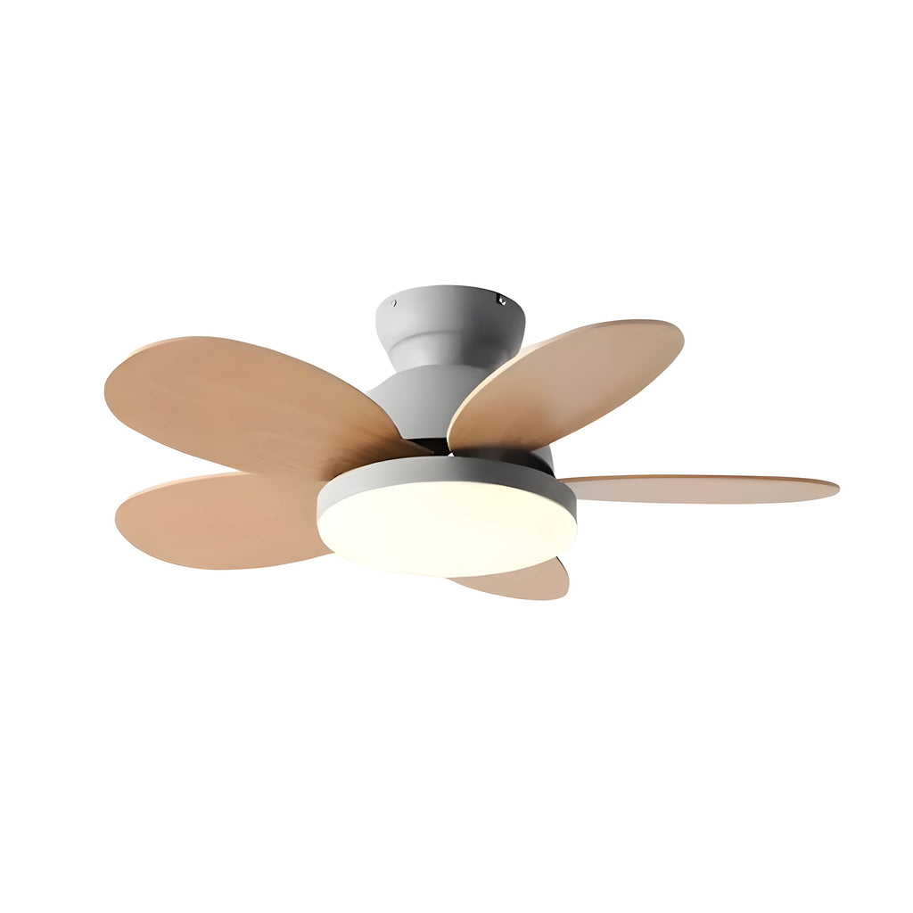 Ventilateur de Plafond Moderne avec LED Intégrée et Télécommande Gris / 92 cm (pièces 10m²-15m²)