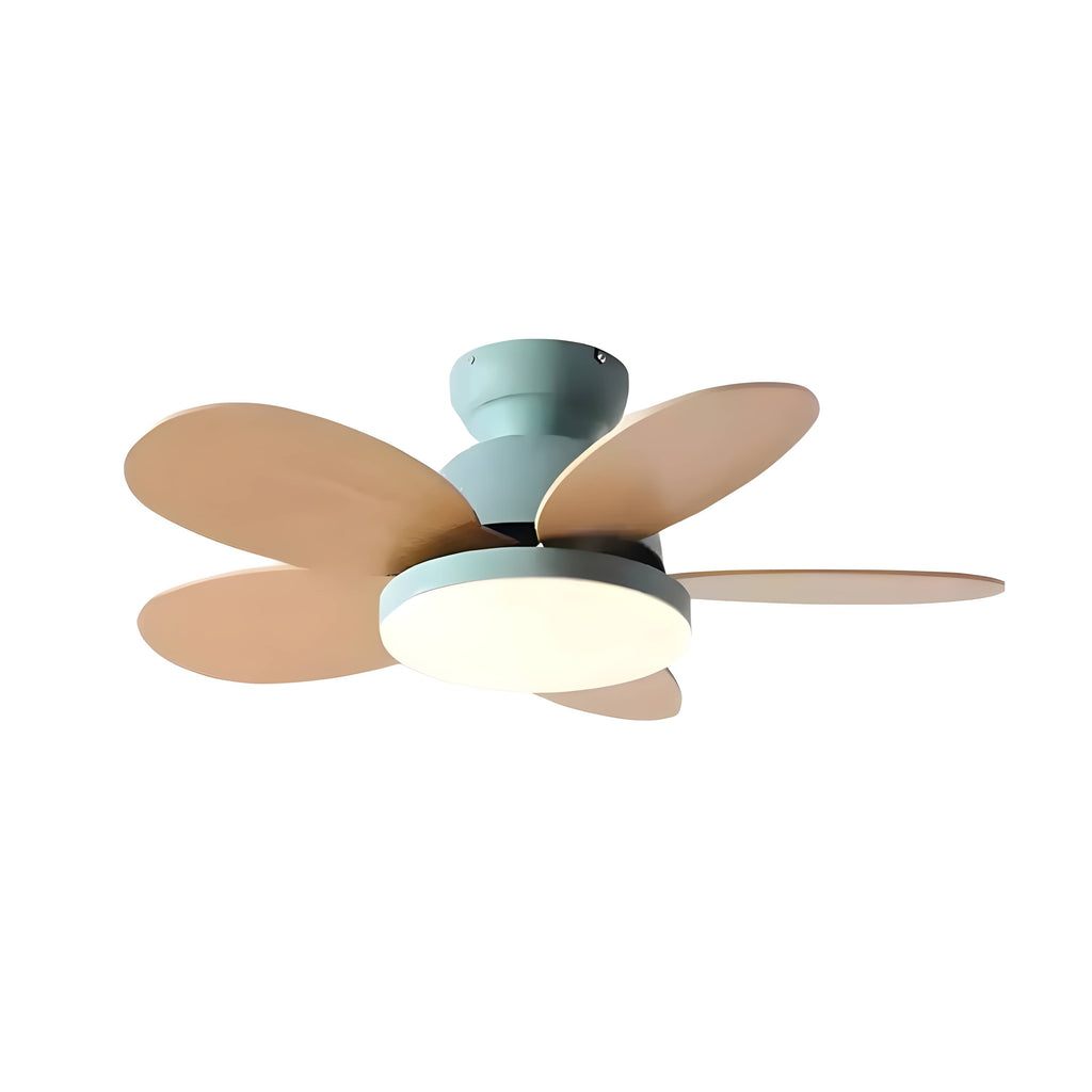 Ventilateur de Plafond Moderne avec LED Intégrée et Télécommande Vert / 92 cm (pièces 10m²-15m²)