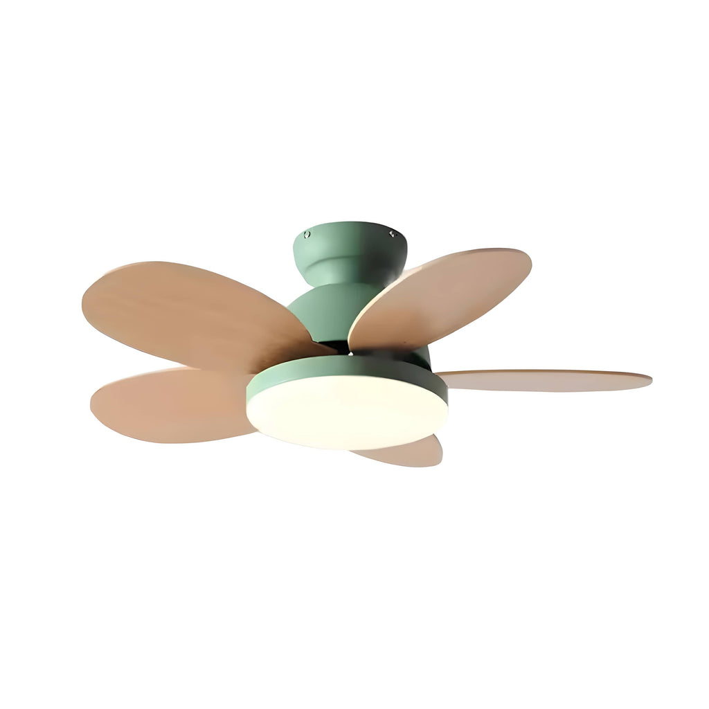 Ventilateur de Plafond Moderne avec LED Intégrée et Télécommande Vert foncé / 92 cm (pièces 10m²-15m²)